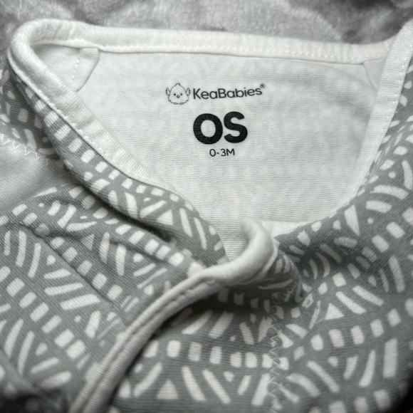 KeaBabies 3-Pack Soothe Swaddle Wraps- Printed Grey/Sage/White Size OS (0-3M) - Picture 4 of 16